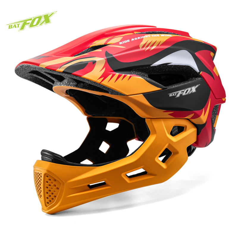 Sports Equipment Stores - BATFOX Casco da bici integrale per
