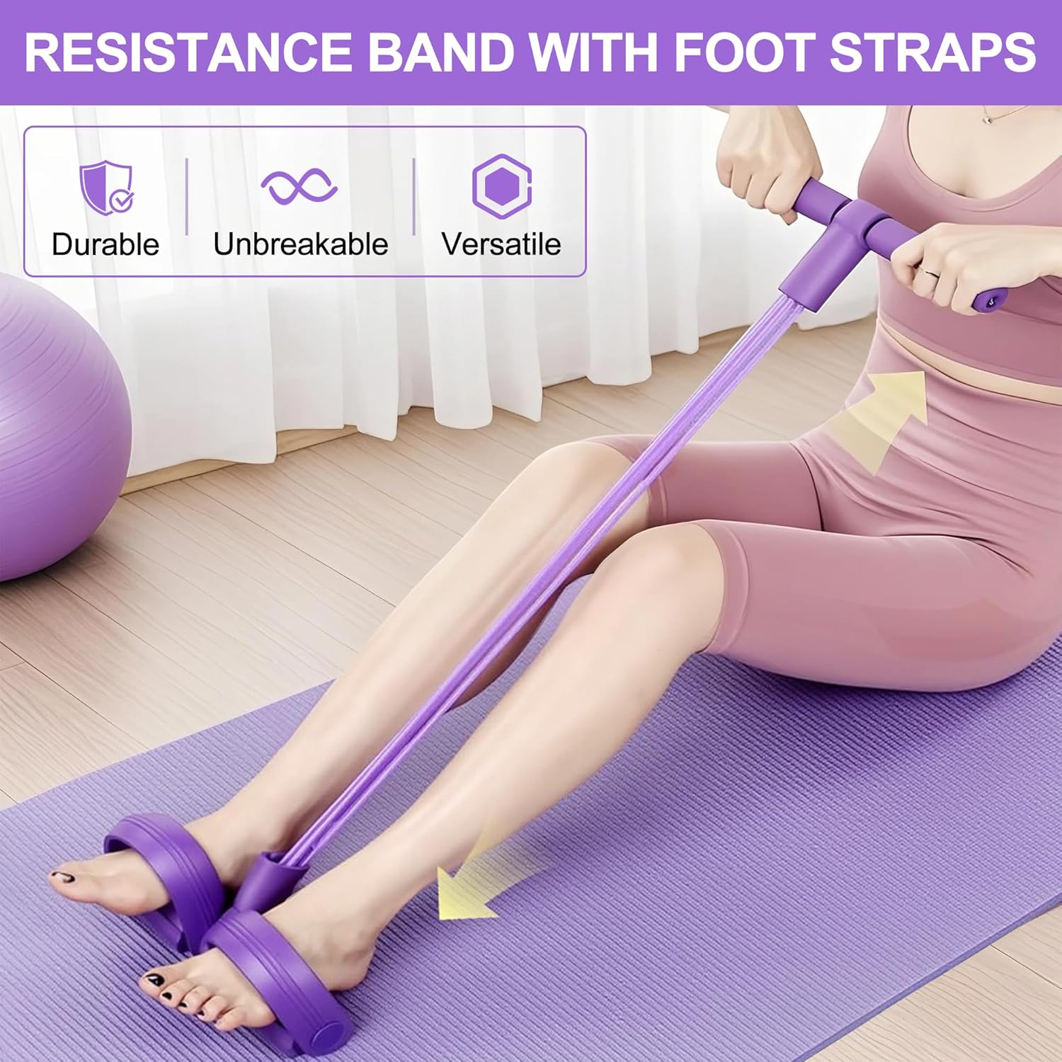 Sports Equipment Nearby - Fascia di Resistenza a 4 Tubi