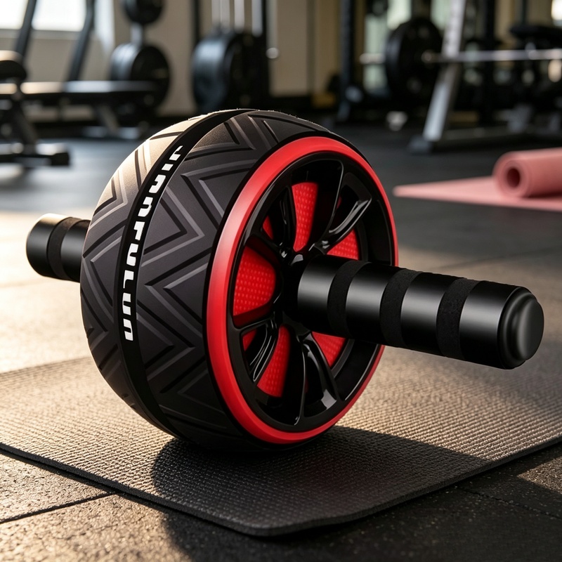 Sports Equipment Nearby - Ruota per Addominali Antiscivolo, Attrezzo Fitness