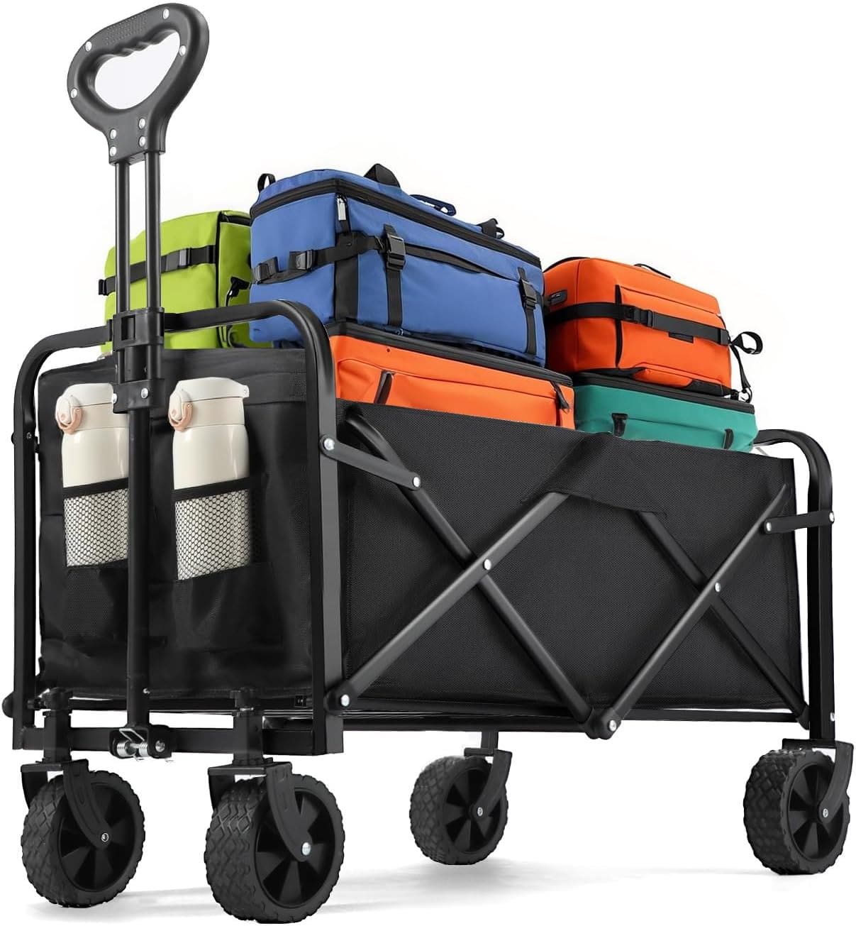 Sports Equipment Wagon - Carrello da campeggio pieghevole per tutti