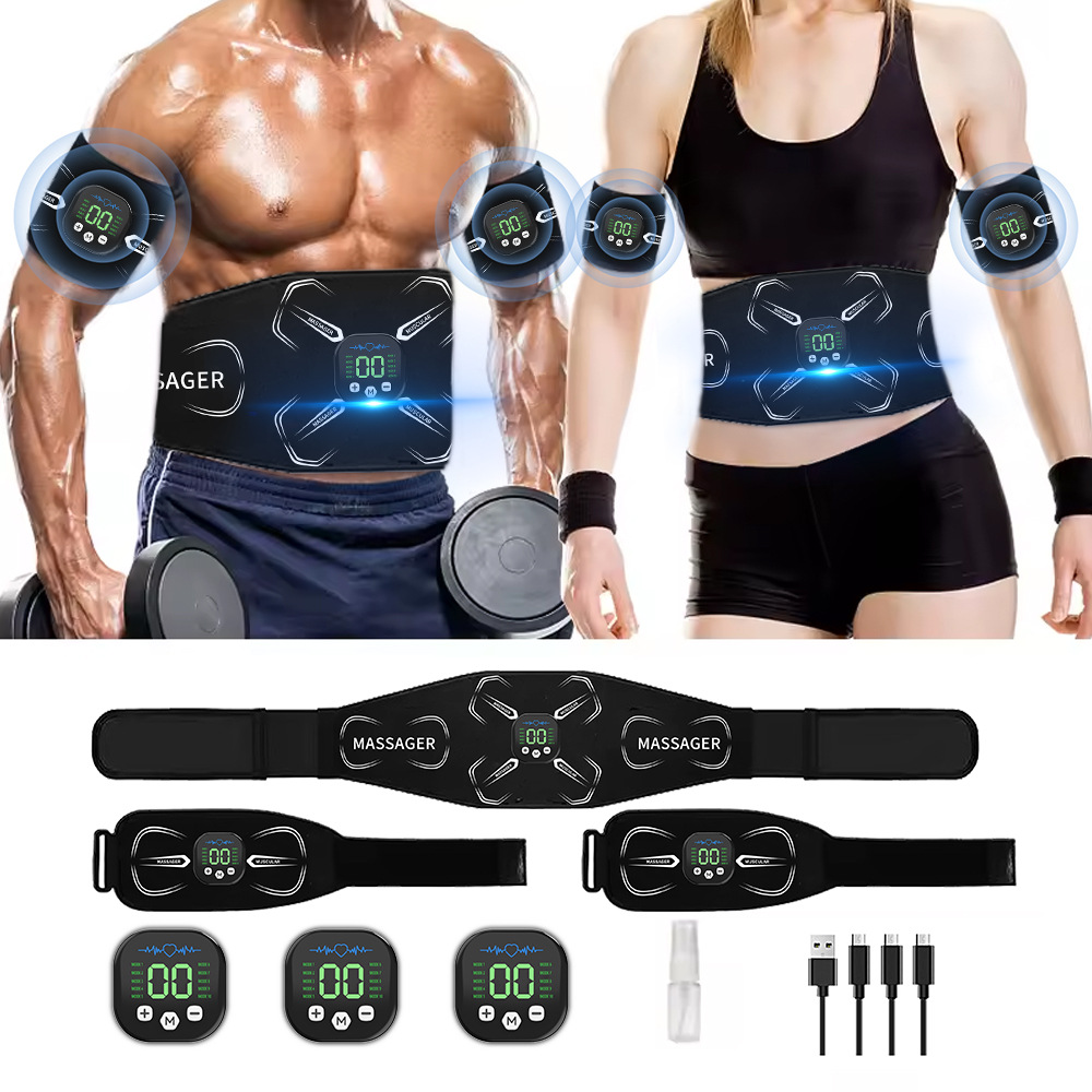 Sports Equipment Nearby - Stimolatore Muscolare EMS, Allenatore Addominale, Tonificatore