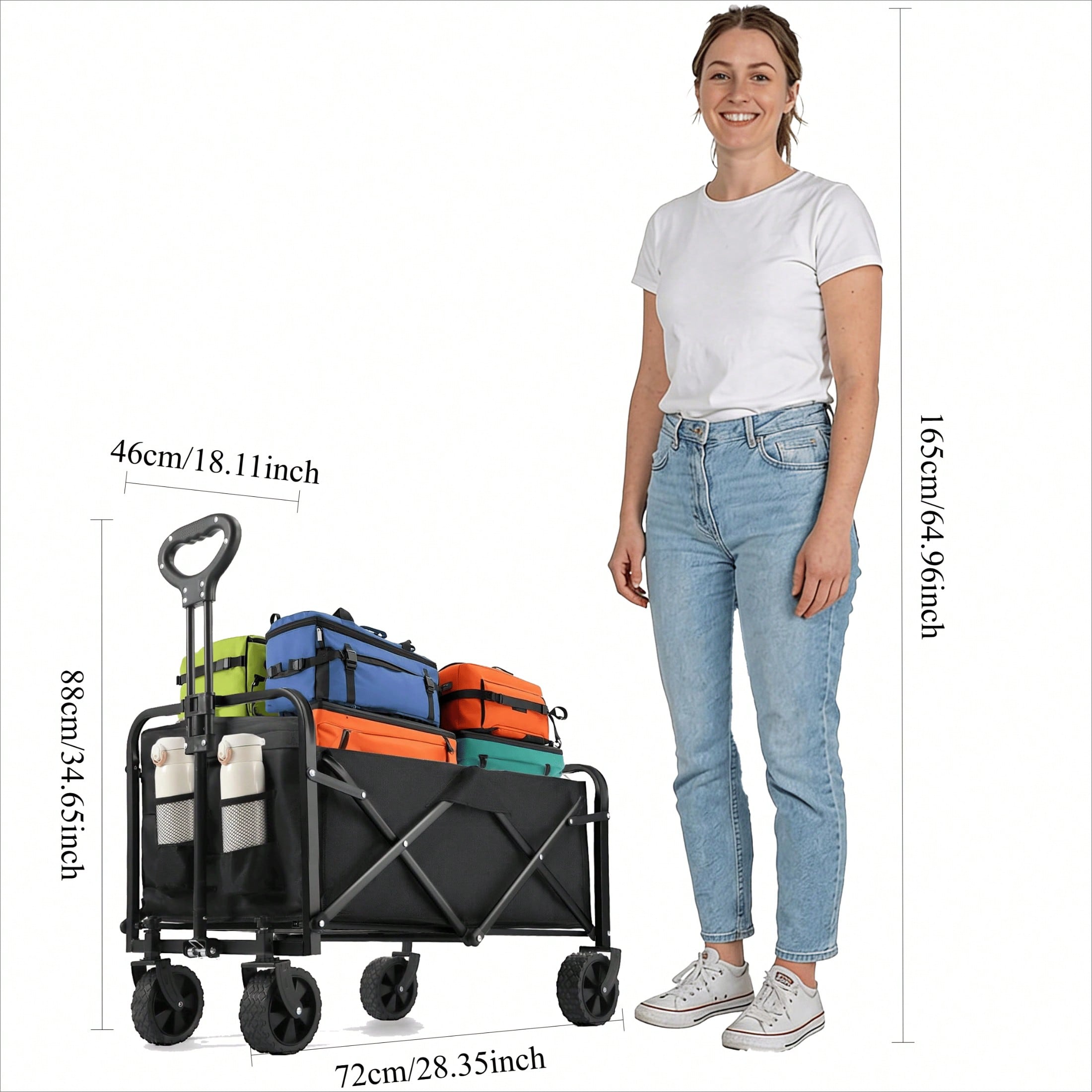 Carrello da campeggio pieghevo - Sports Equipment Wagon recensione e prezzo